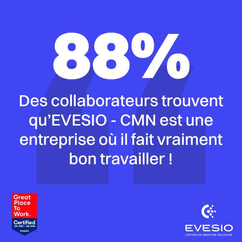 Nos salariés l’affirment - EVESIO - CMN est une entreprise où il fait vraiment bon travailler ! 🚀